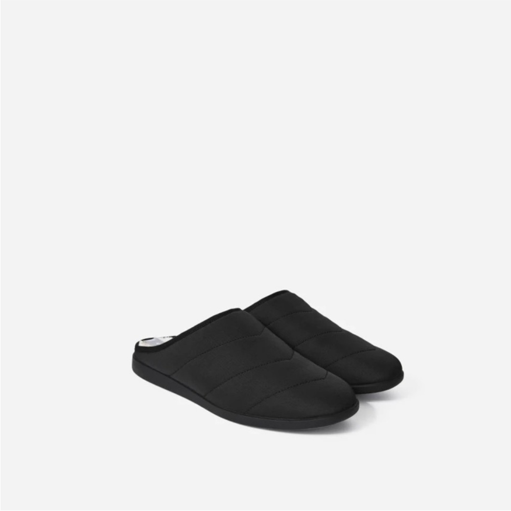 Everlane Womens The ReNew Slipper Black Size 6
